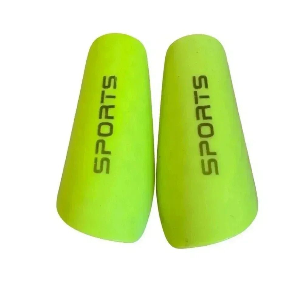 Soccer Shin Guard Hard Pvc Thick Double Layer Interlocking Plate SZ S (4-6)